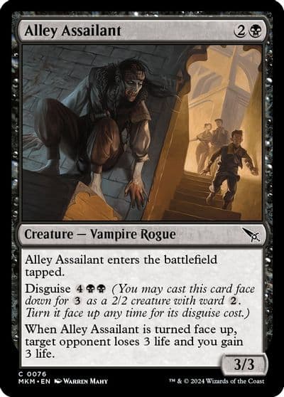 Alley Assailant Murders at Karlov Manor Magic card