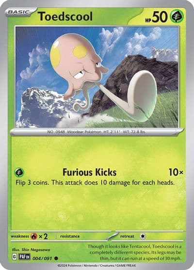 Toedscool SV: Paldean Fates Pokemon card