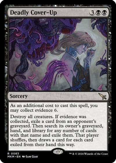 Deadly Cover Up Murders at Karlov Manor Magic card