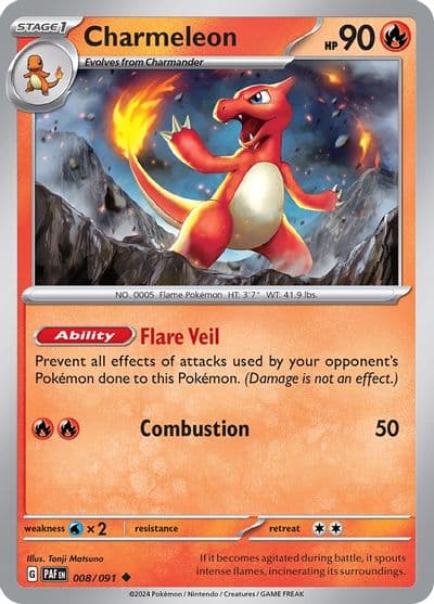 Charmeleon (#51 Charizard Stamped) Battle Academy Pokemon card