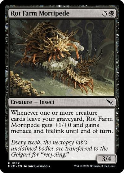 Rot Farm Mortipede Murders at Karlov Manor Magic card