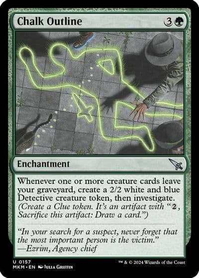 Chalk Outline Murders at Karlov Manor Magic card