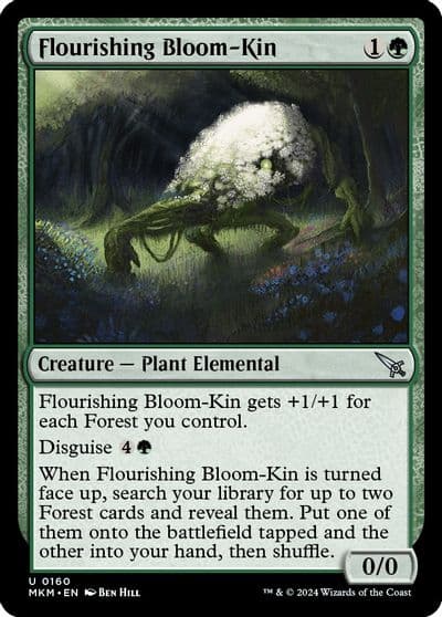 Flourishing Bloom Kin Murders at Karlov Manor Magic card