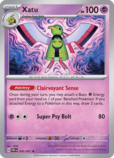 Xatu SV: Paldean Fates Pokemon card