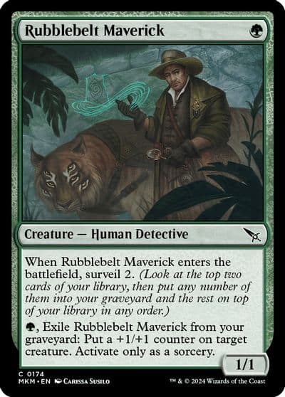 Rubblebelt Maverick Murders at Karlov Manor Magic card