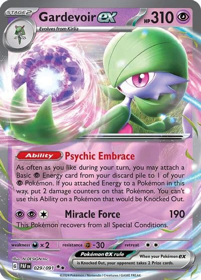 Gardevoir ex SV: Paldean Fates Pokemon card