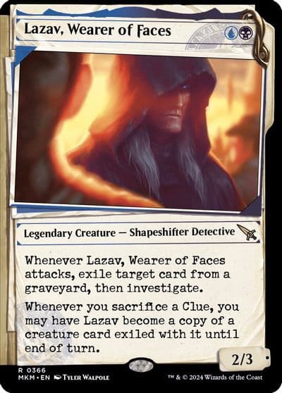Lazav Wearer of Faces Showcase 0366 Murders at Karlov Manor Magic card