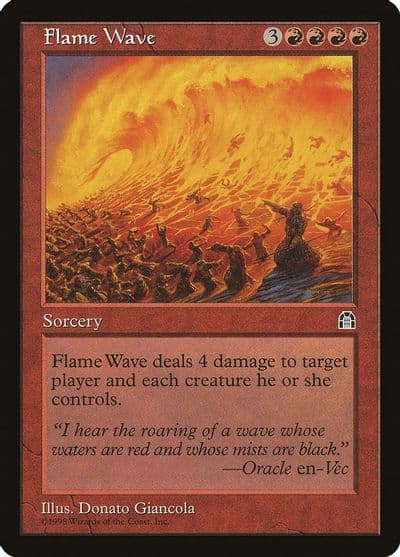 Flame Wave Stronghold Magic card