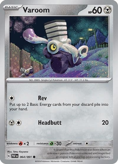 Varoom SV: Paldean Fates Pokemon card