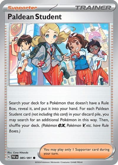 Paldean Student SV: Paldean Fates Pokemon card