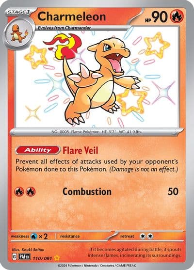 Charmeleon SV: Paldean Fates Pokemon card