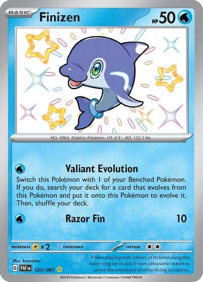 Finizen SV: Paldean Fates Pokemon card