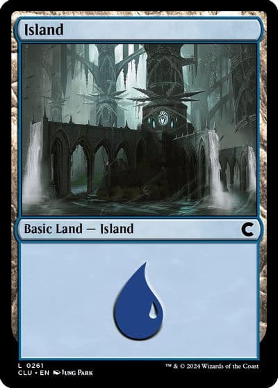 Island 0261 Ravnica: Clue Edition Magic card