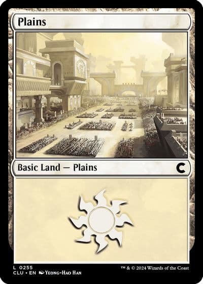 Plains 0255 Ravnica: Clue Edition Magic card
