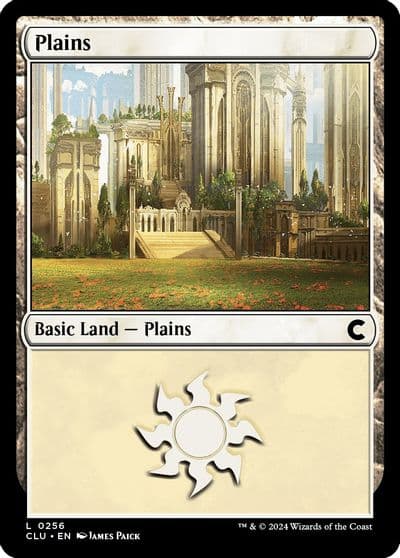 Plains 0256 Ravnica: Clue Edition Magic card