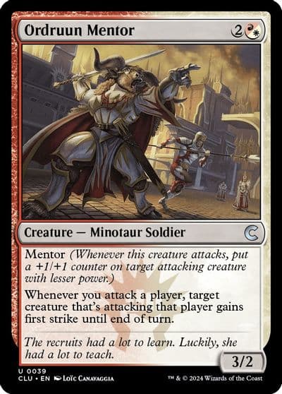 Ordruun Mentor Ravnica: Clue Edition Magic card