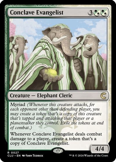 Conclave Evangelist Ravnica: Clue Edition Magic card