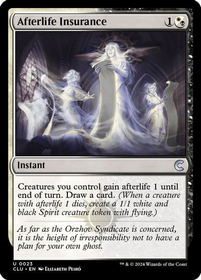 Afterlife Insurance Ravnica: Clue Edition Magic card