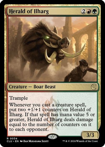 Herald of Ilharg Ravnica: Clue Edition Magic card
