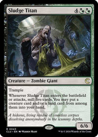 Sludge Titan Ravnica: Clue Edition Magic card