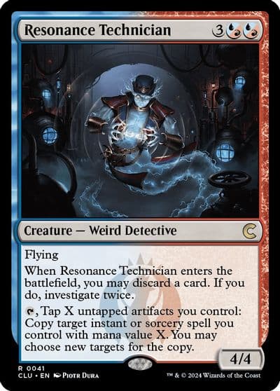 Resonance Technician Ravnica: Clue Edition Magic card