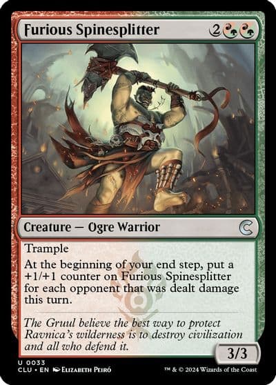 Furious Spinesplitter Ravnica: Clue Edition Magic card