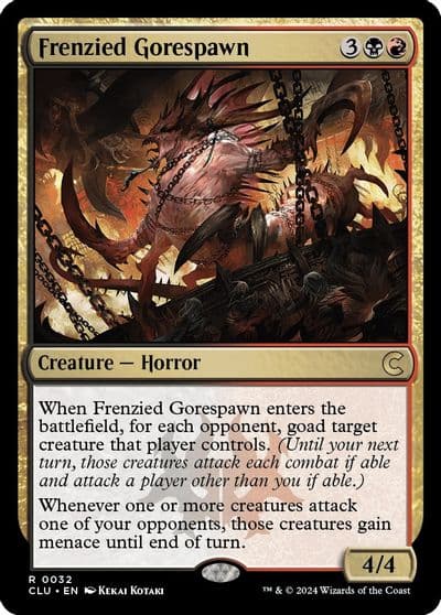 Frenzied Gorespawn Ravnica: Clue Edition Magic card