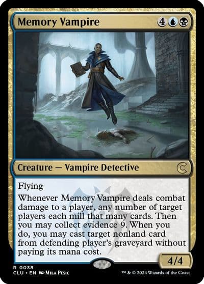 Memory Vampire Ravnica: Clue Edition Magic card