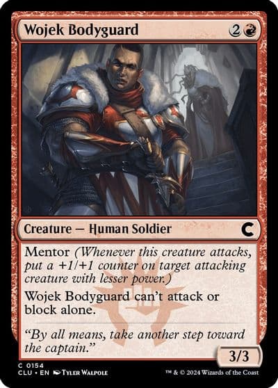 Wojek Bodyguard Ravnica: Clue Edition Magic card
