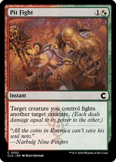 Pit Fight Ravnica: Clue Edition Magic card
