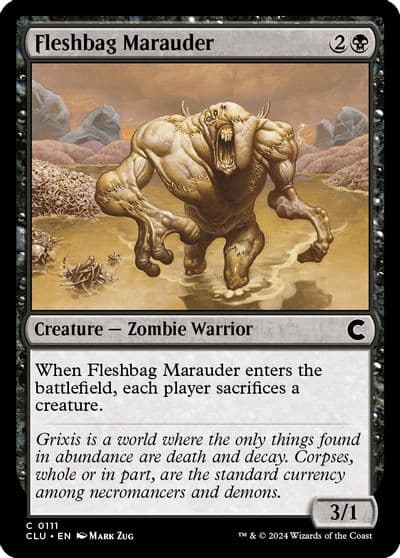 Fleshbag Marauder Ravnica: Clue Edition Magic card