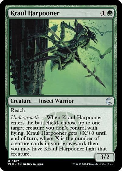 Kraul Harpooner Ravnica: Clue Edition Magic card