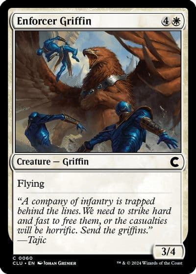 Enforcer Griffin Ravnica: Clue Edition Magic card