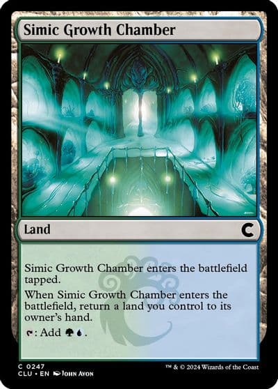 Simic Growth Chamber Ravnica: Clue Edition Magic card