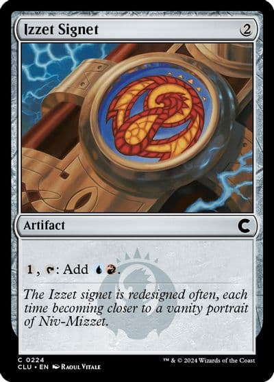 Izzet Signet Ravnica: Clue Edition Magic card