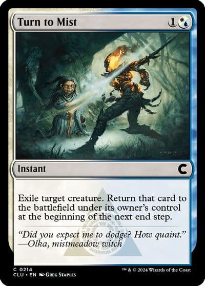 Turn to Mist Ravnica: Clue Edition Magic card