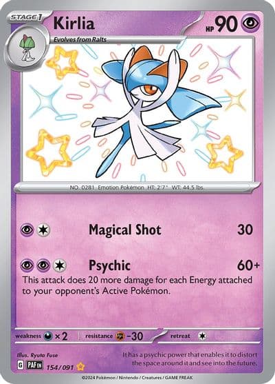 Kirlia SV: Paldean Fates Pokemon card
