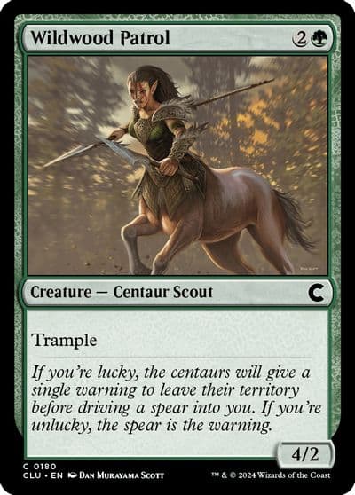 Wildwood Patrol Ravnica: Clue Edition Magic card