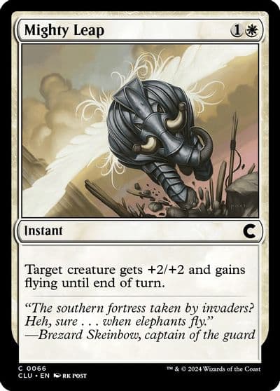 Mighty Leap Ravnica: Clue Edition Magic card