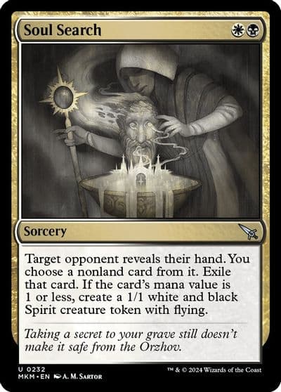 Soul Search Murders at Karlov Manor Magic card
