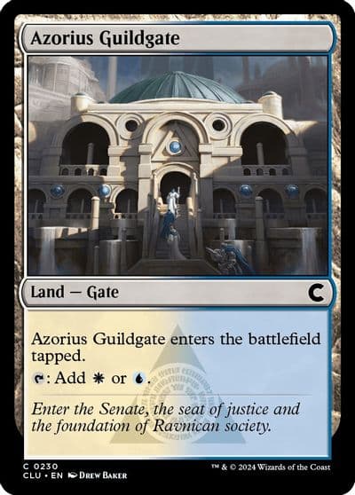 Azorius Guildgate Ravnica: Clue Edition Magic card