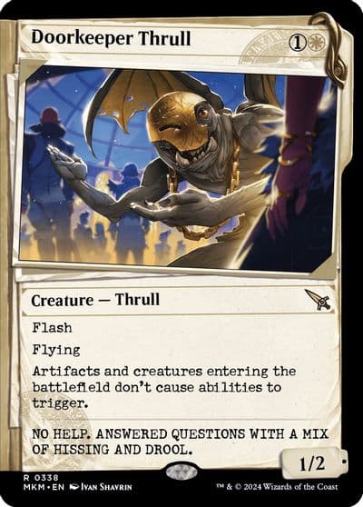 Doorkeeper Thrull Showcase Murders at Karlov Manor Magic card