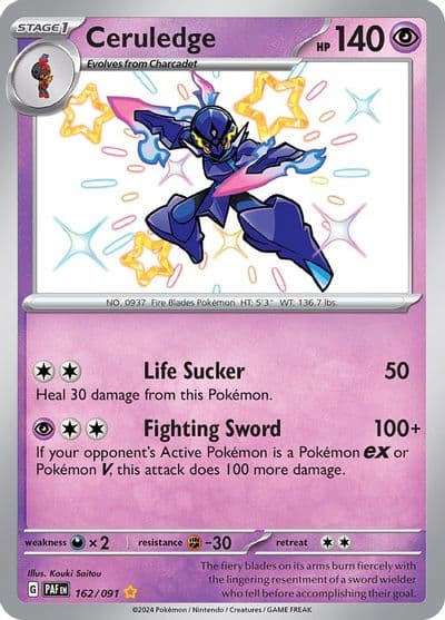 Ceruledge SV: Paldean Fates Pokemon card