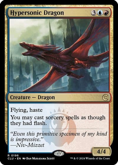 Hypersonic Dragon Ravnica: Clue Edition Magic card