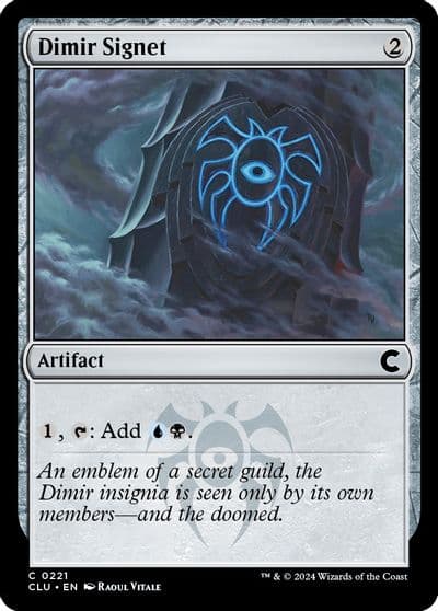 Dimir Signet Ravnica: Clue Edition Magic card