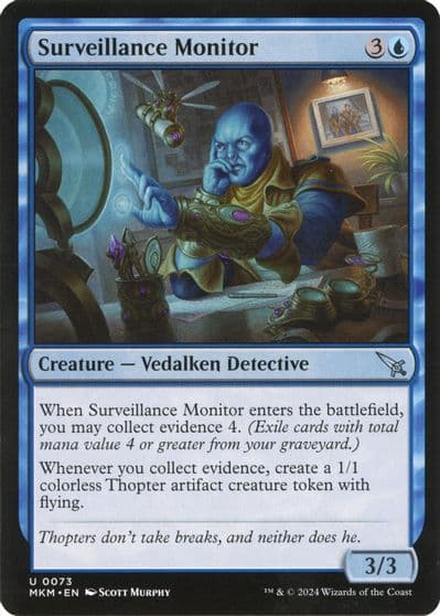 Surveillance Monitor a Murders at Karlov Manor Magic card