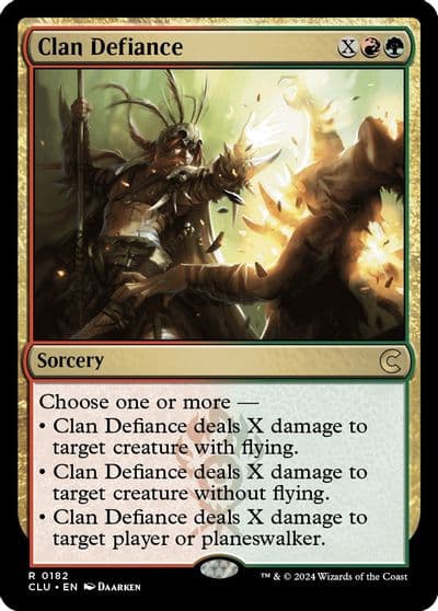 Clan Defiance Ravnica: Clue Edition Magic card