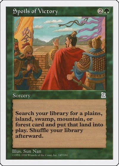 Spoils of Victory Portal Three Kingdoms Magic card