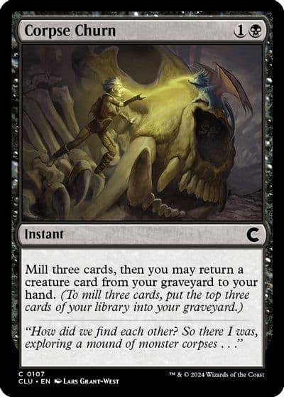 Corpse Churn Ravnica: Clue Edition Magic card
