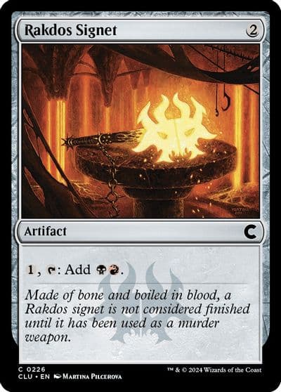 Rakdos Signet Ravnica: Clue Edition Magic card